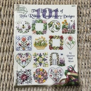 ASN 101 The Big Book of Little Ribbon Embroidery Designs 3411 Deanna Hall West